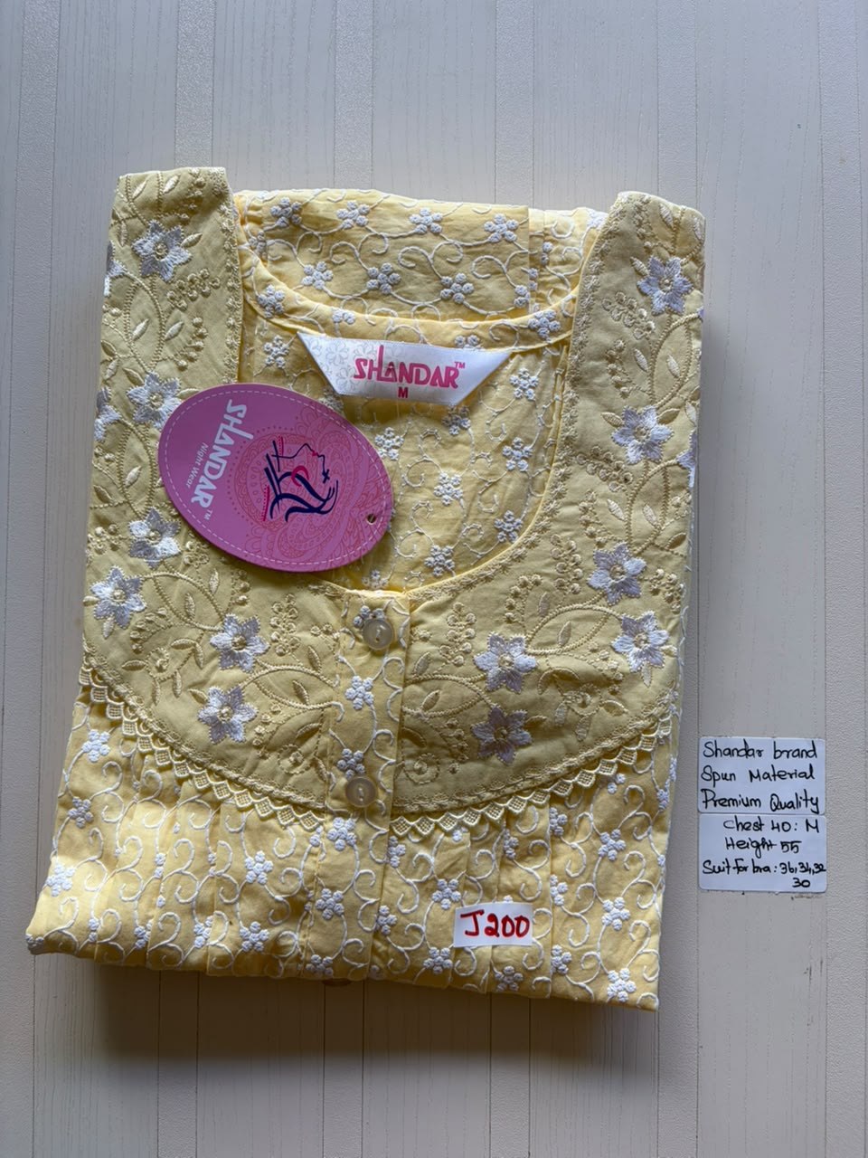 ASS 320 Shandar Spun nighty