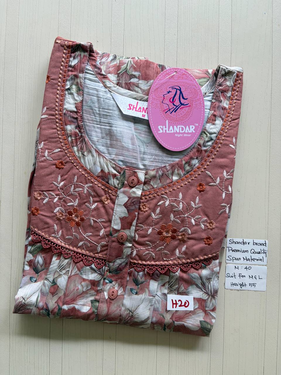 ASS185 Shandar Spun nighty