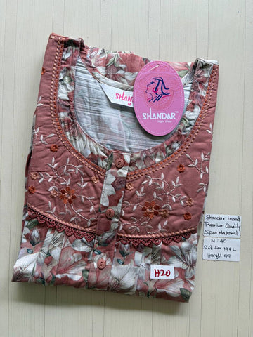 ASS185 Shandar Spun nighty