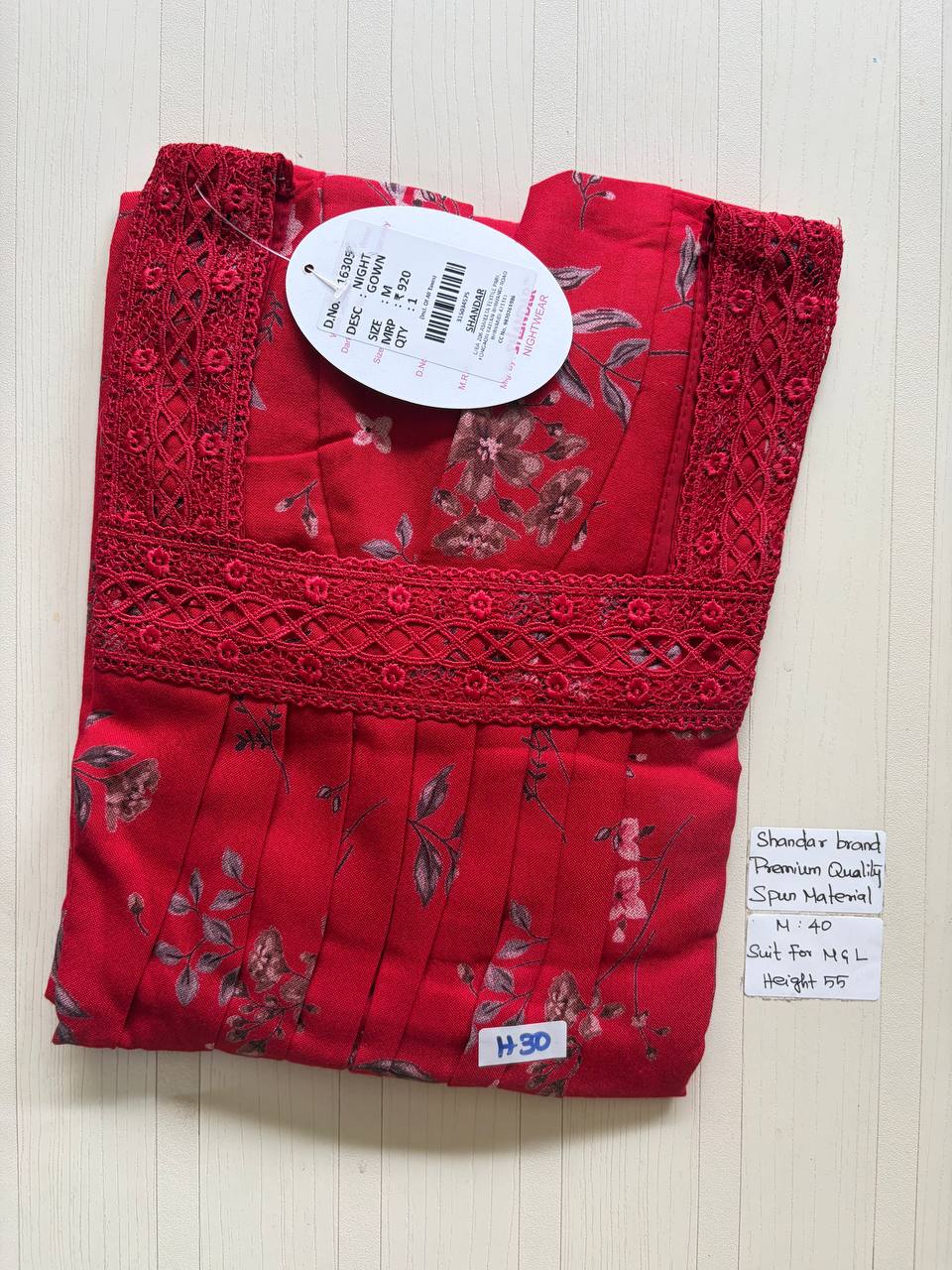 ASS143 Shandar Spun nighty