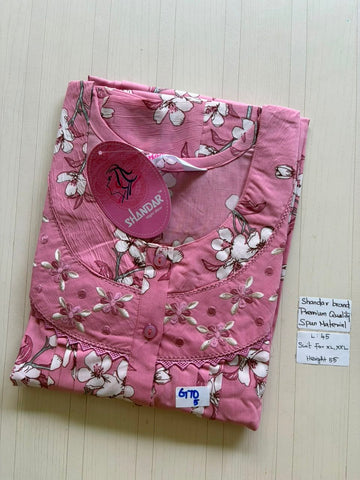 BS214 Shandar Spun nighty