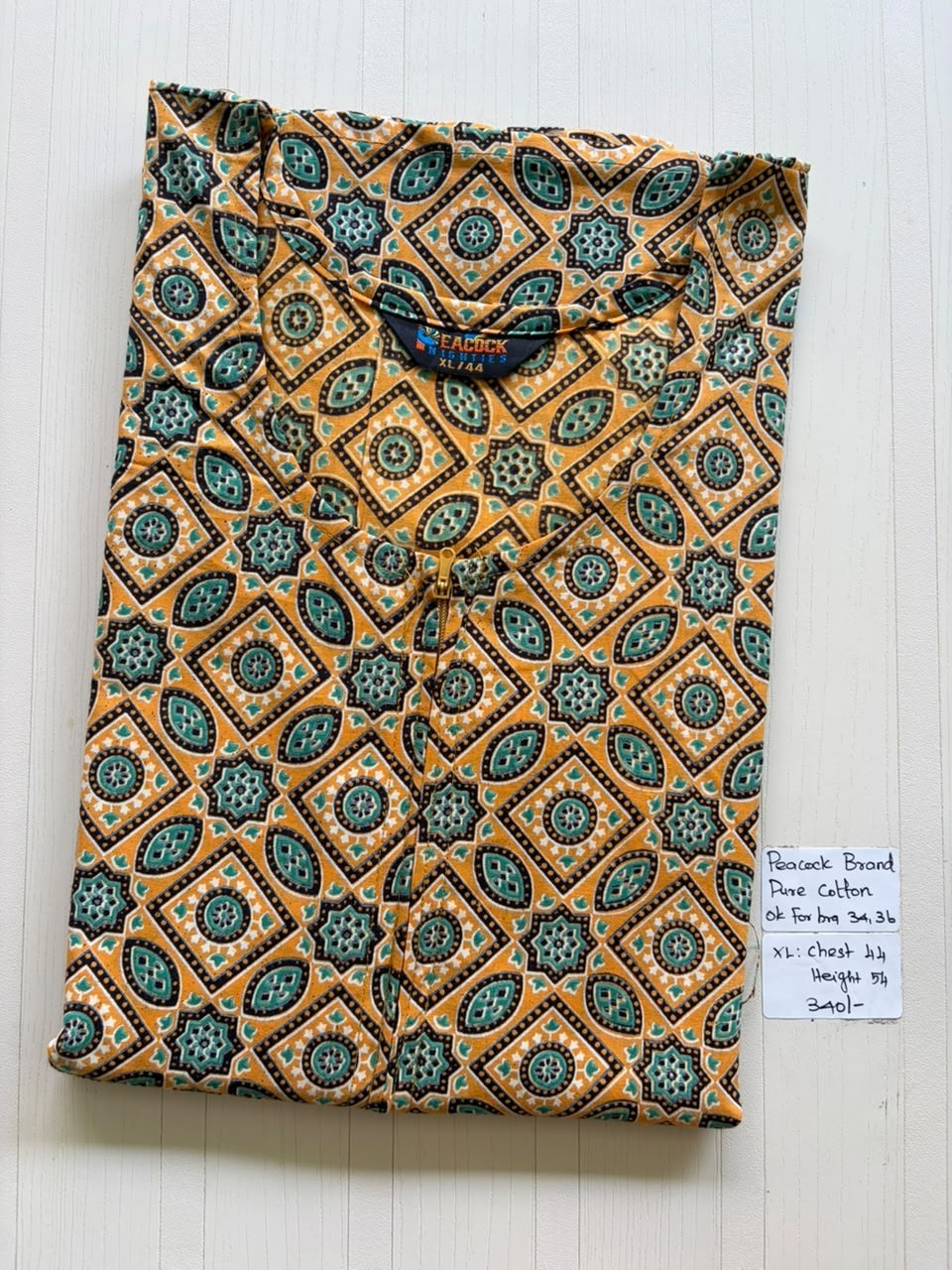 AASZ 097 Peacock Zip Nighty CPS