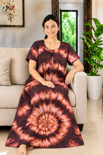 AASBP 349 Peacock Pleats Zip Nighty BP CPS
