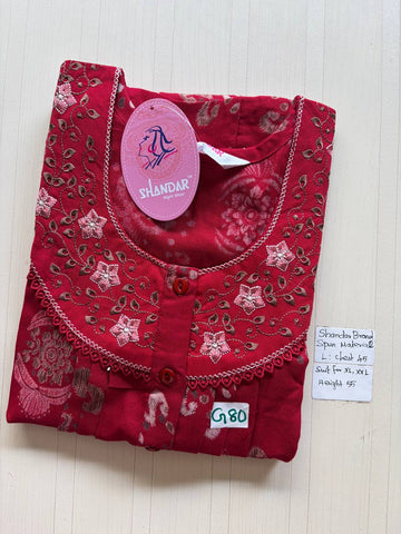 bss 323 Shandar Spun nighty