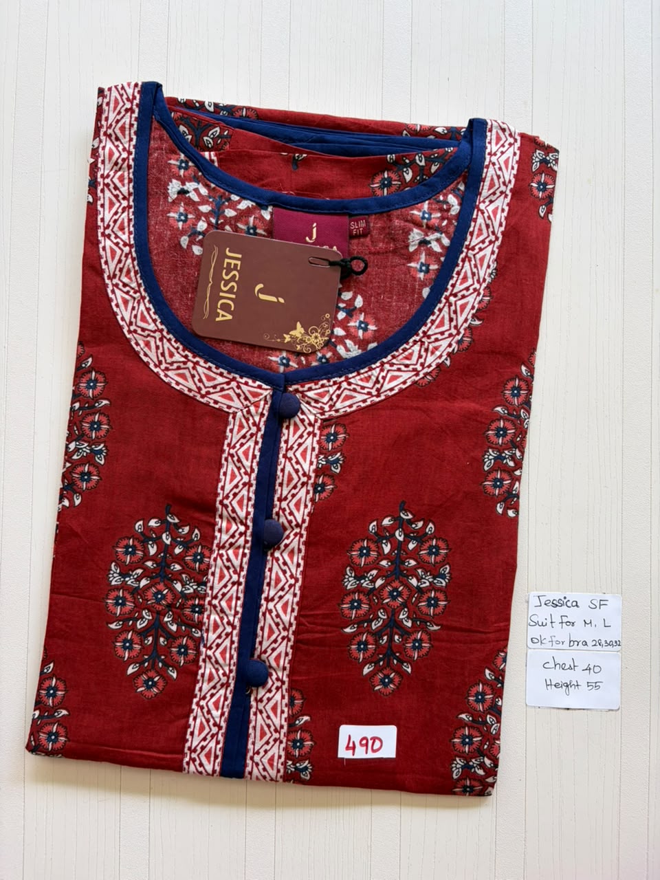 AJS 190 Jessica Slimfit VV AL JC Nighty 550