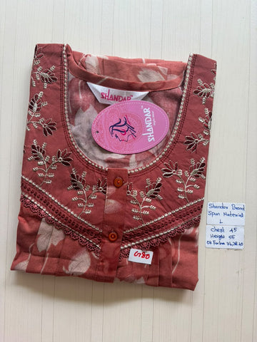 BSS 200 Shandar Spun nighty