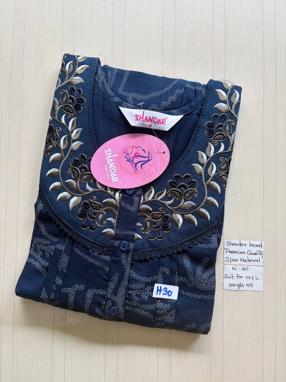 ASS134 Shandar Spun nighty