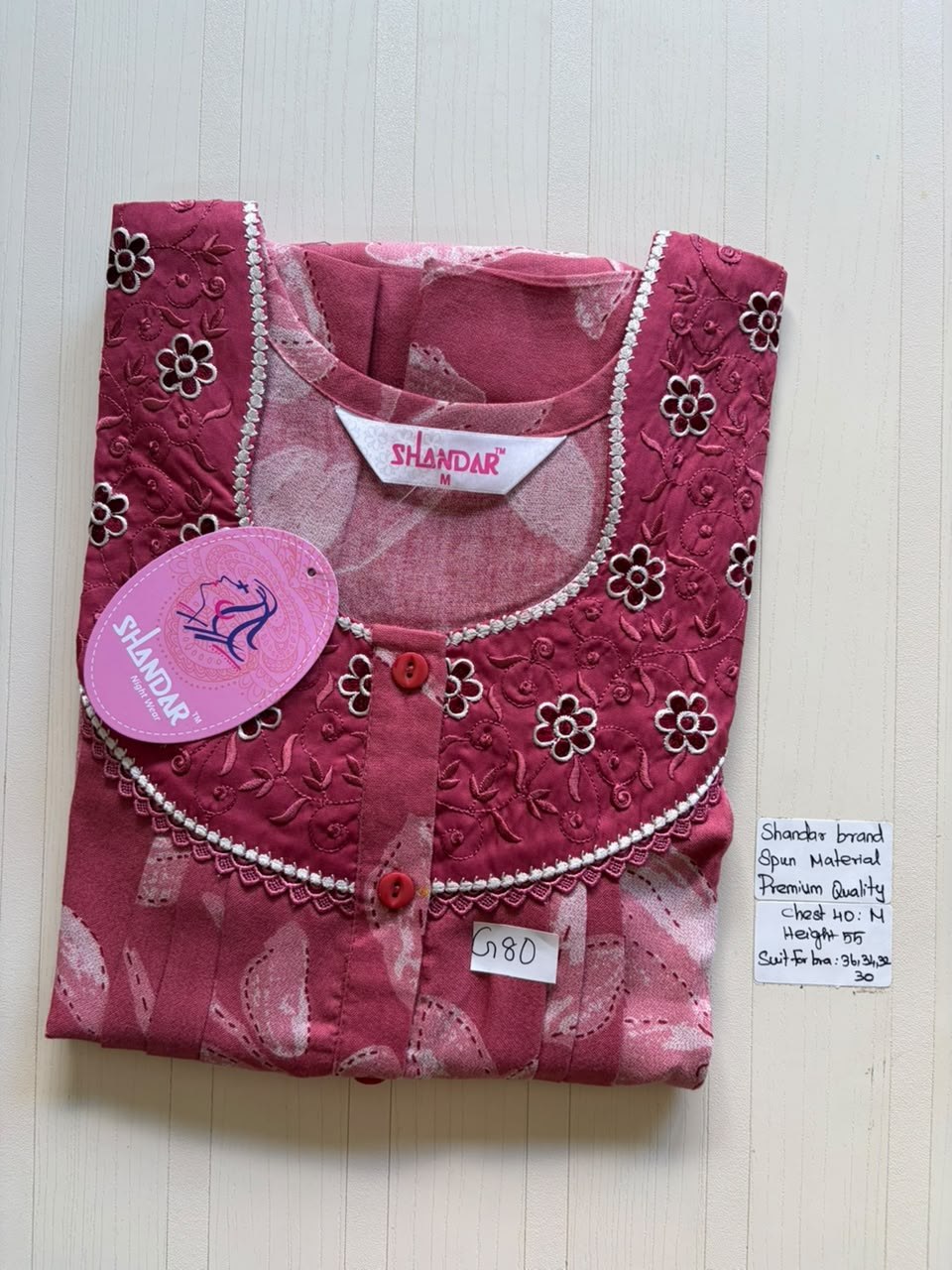 ASS 315 Shandar Spun nighty