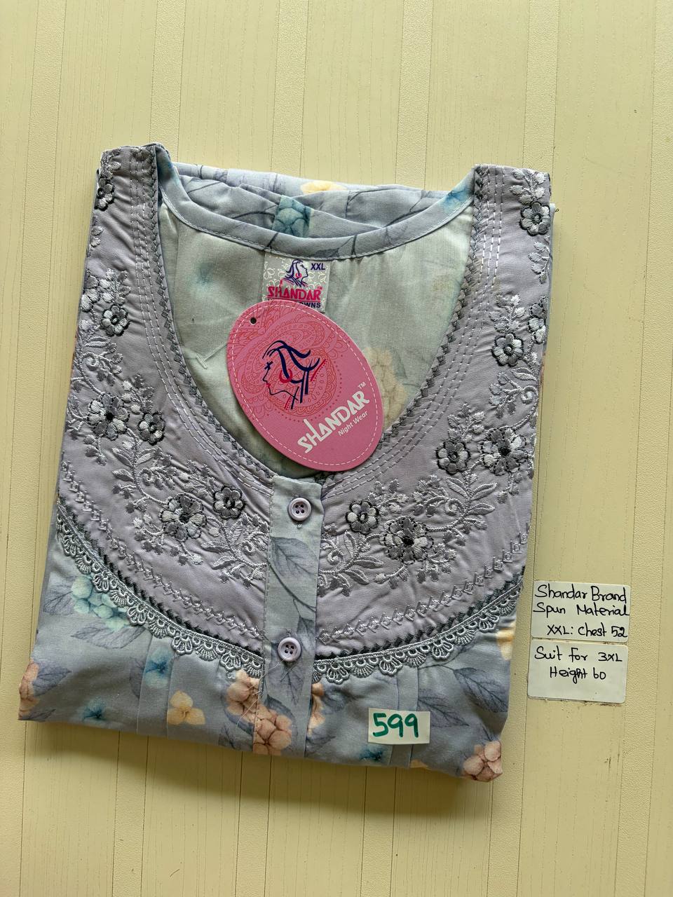 Dss 346 Shandar Spun nighty