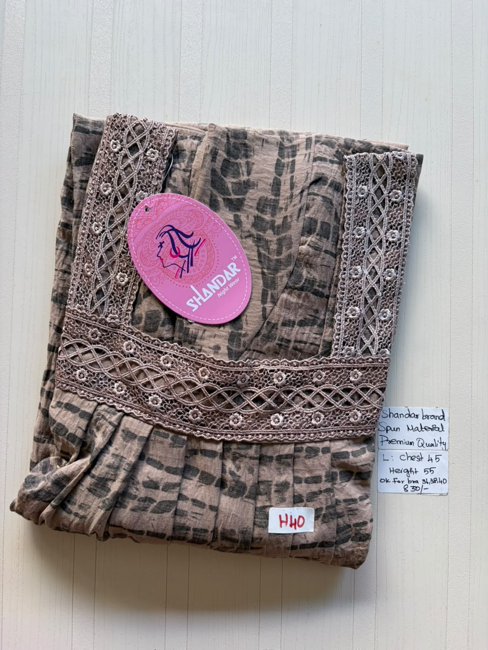 BSS 004 Shandar Spun nighty
