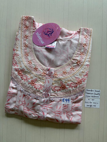 ASS 252 Shandar Spun nighty