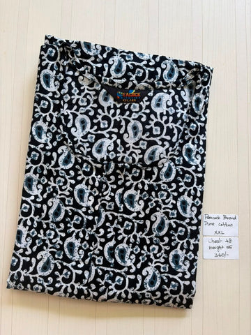 AASZ004 Peacock zip Nighty