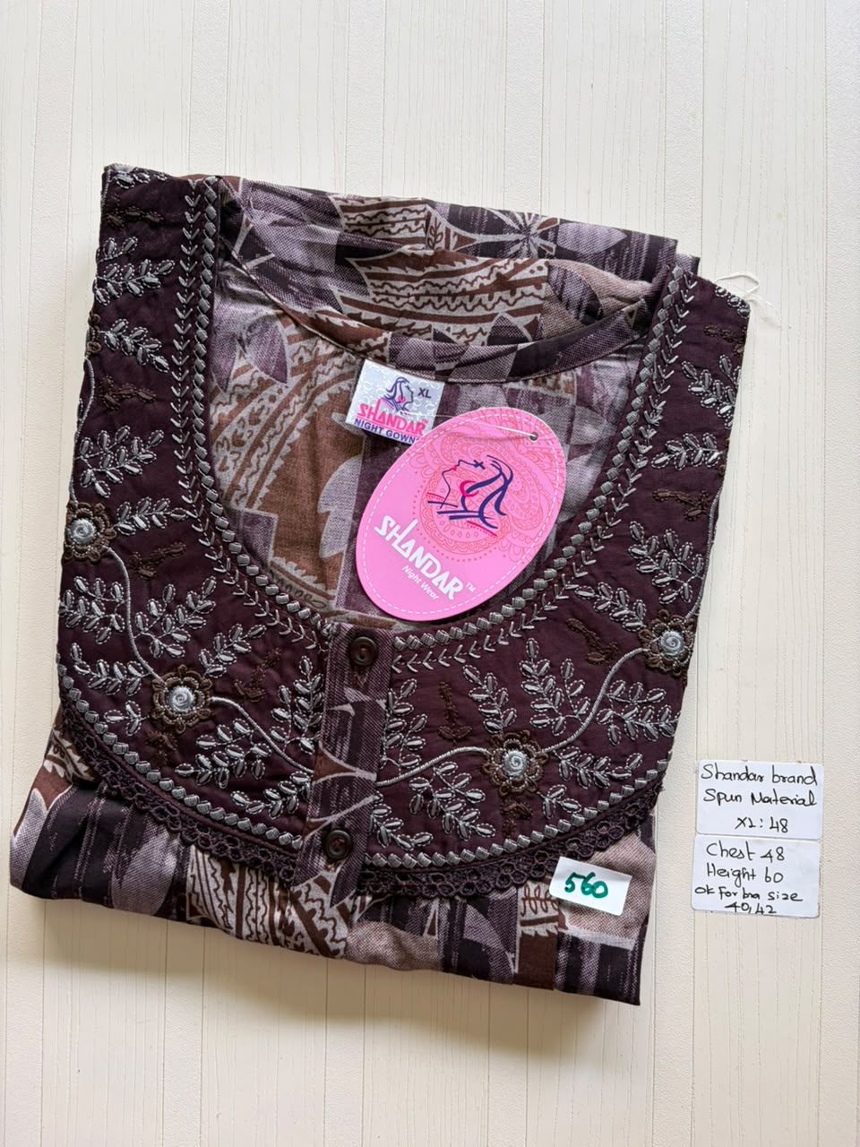 CSS 464 Height Shandar Spun nighty