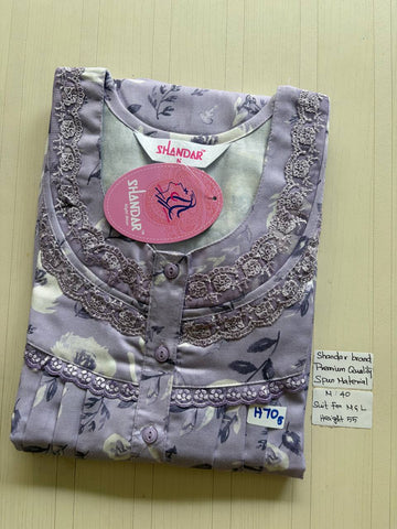 ASS156 Shandar Spun nighty