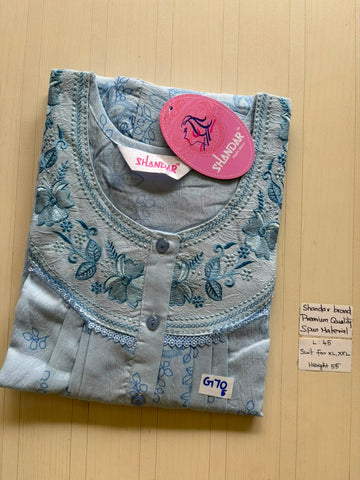 BS233 Shandar Spun nighty