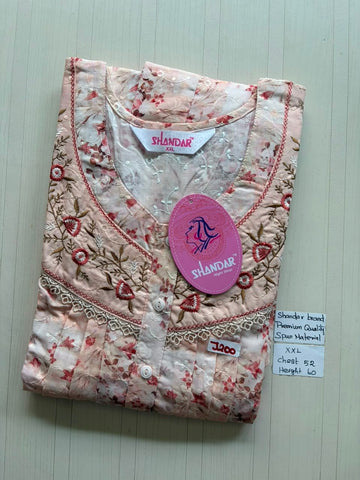 DSS169 Height Shandar Spun Nighty