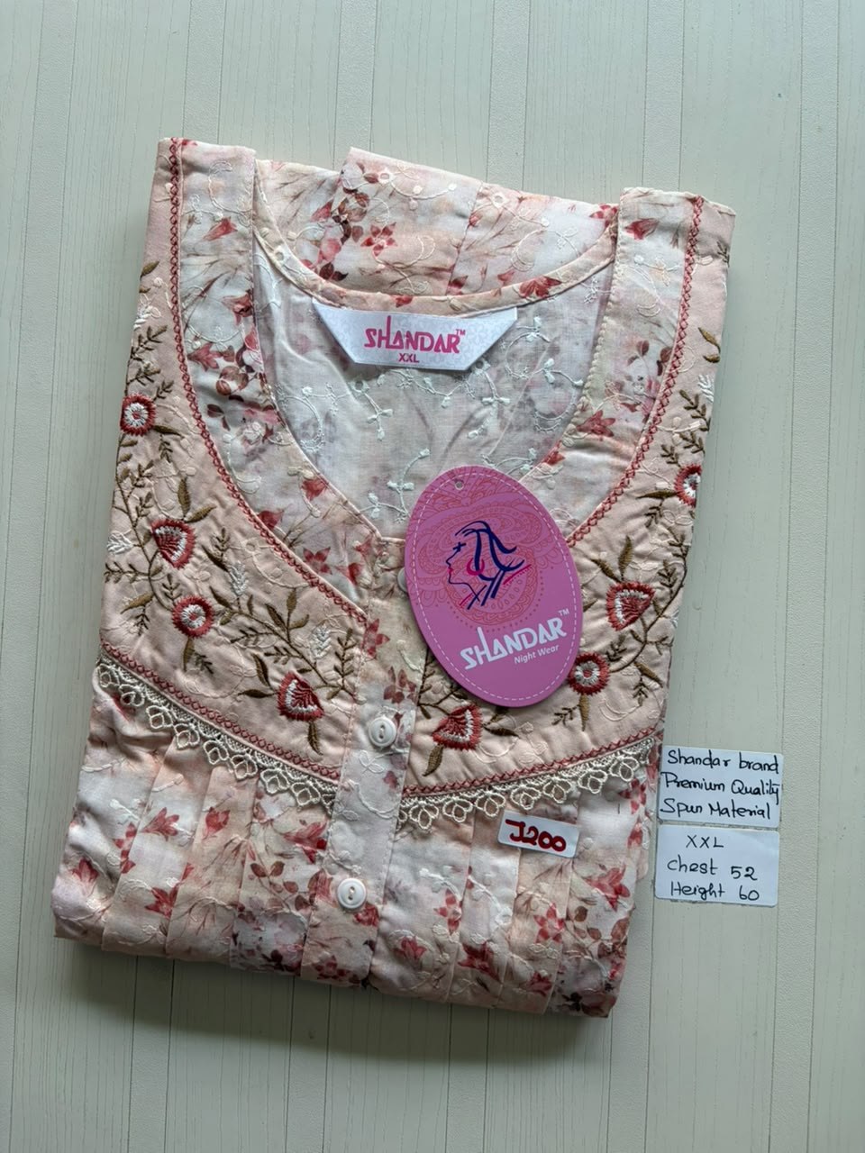 DSS169 Height Shandar Spun Nighty