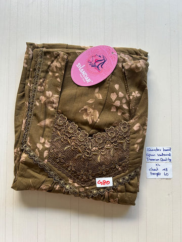 CSS 543 Height Shandar Spun nighty