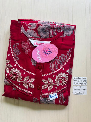 BS353 Shandar Spun nighty