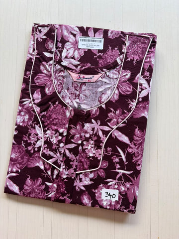 AASKZ 006 Peacock Zip Nighty BP DPS