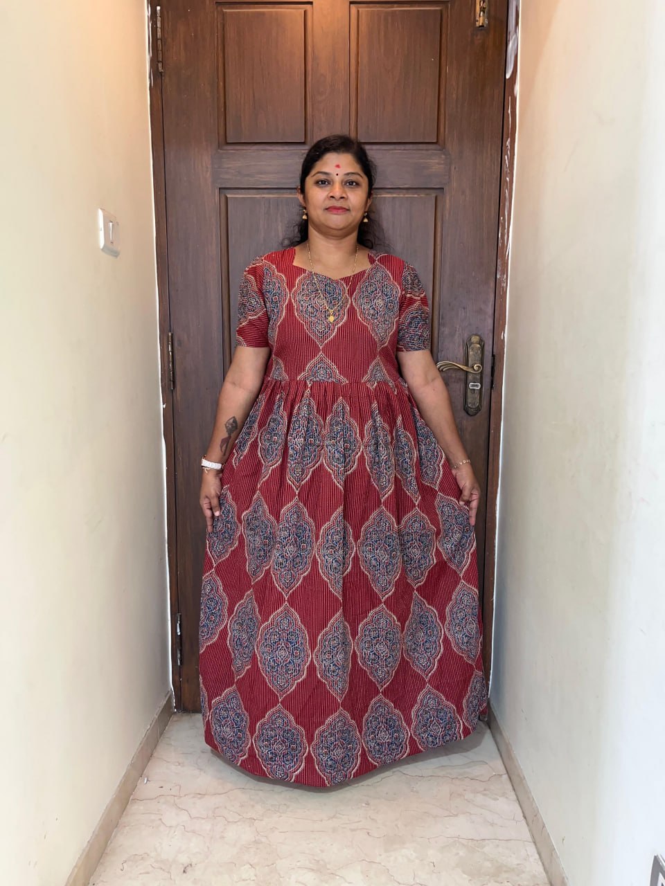 MFS 249 Peacock Height maxi frock YY1 YY2