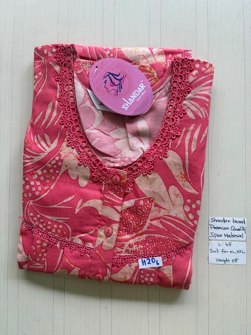 BSS 103 Shandar Spun nighty