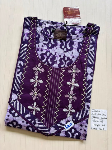 BJS 947 Jessica VV Batik Nighty