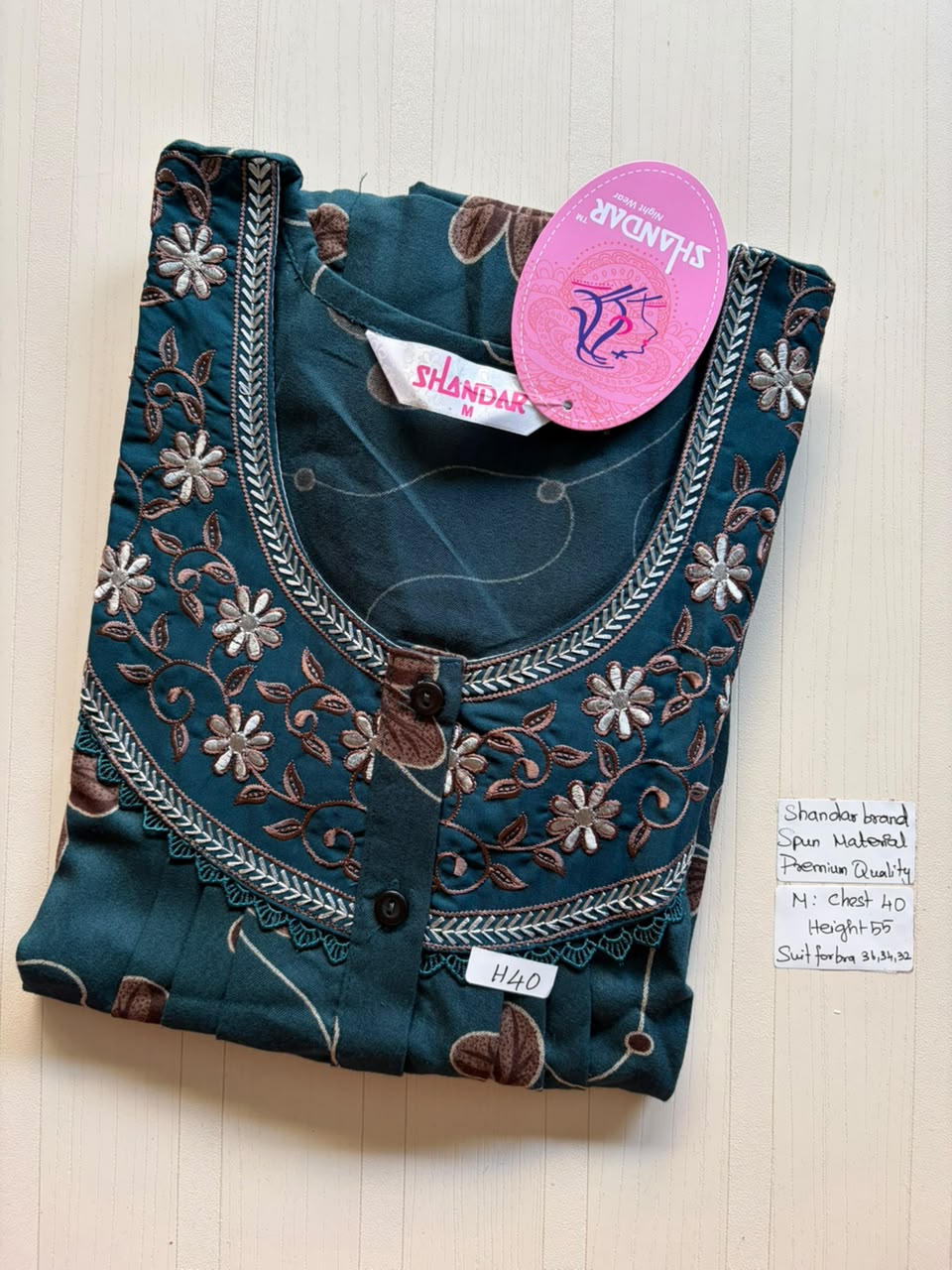ASS 328 Shandar Spun nighty