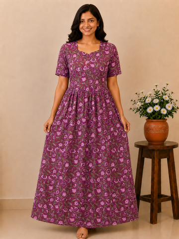 MFS 362 Peacock Height Maxi Frock YY1 YY2