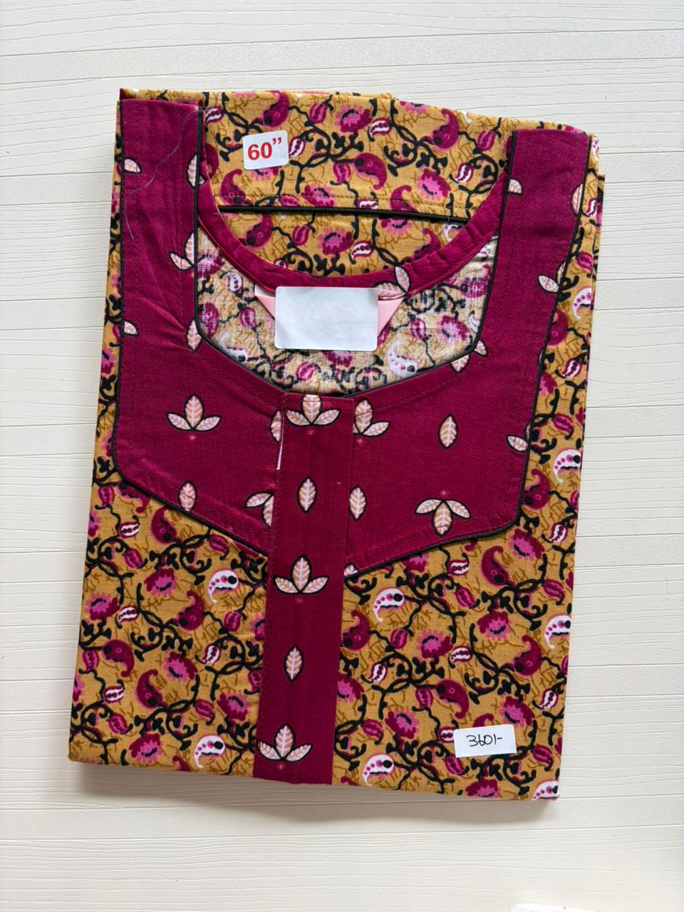AASZ 166 Height Peacock Zip Nighty BP DPS