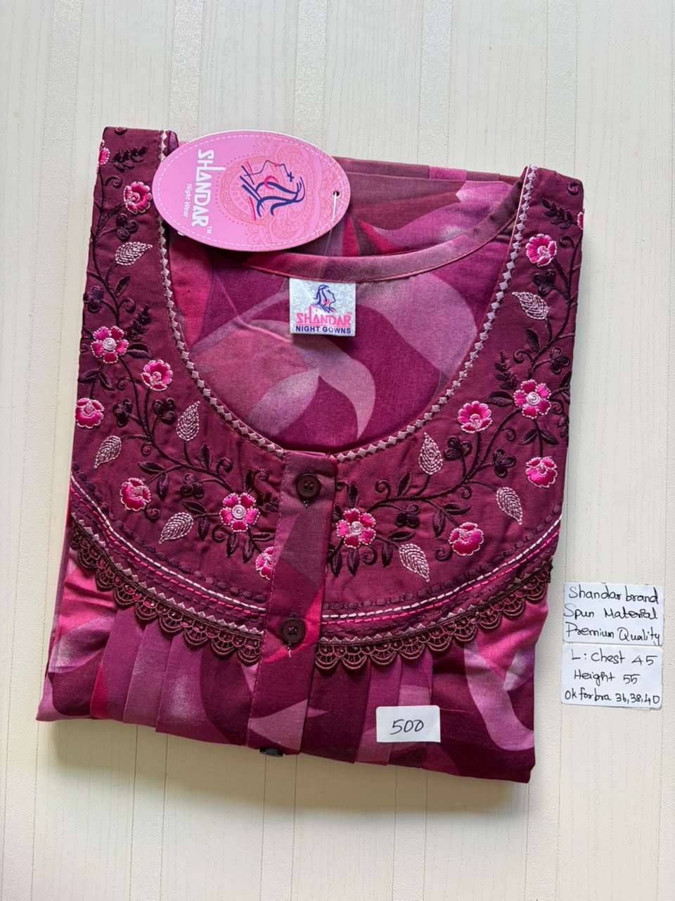 BSS 068 Shandar Spun nighty