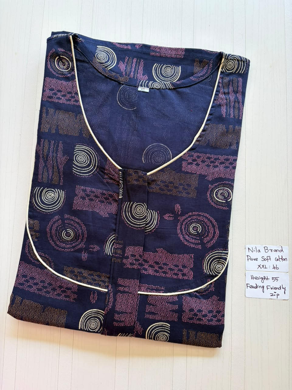 NP 112 Nila Brand Zip Nighty DPS