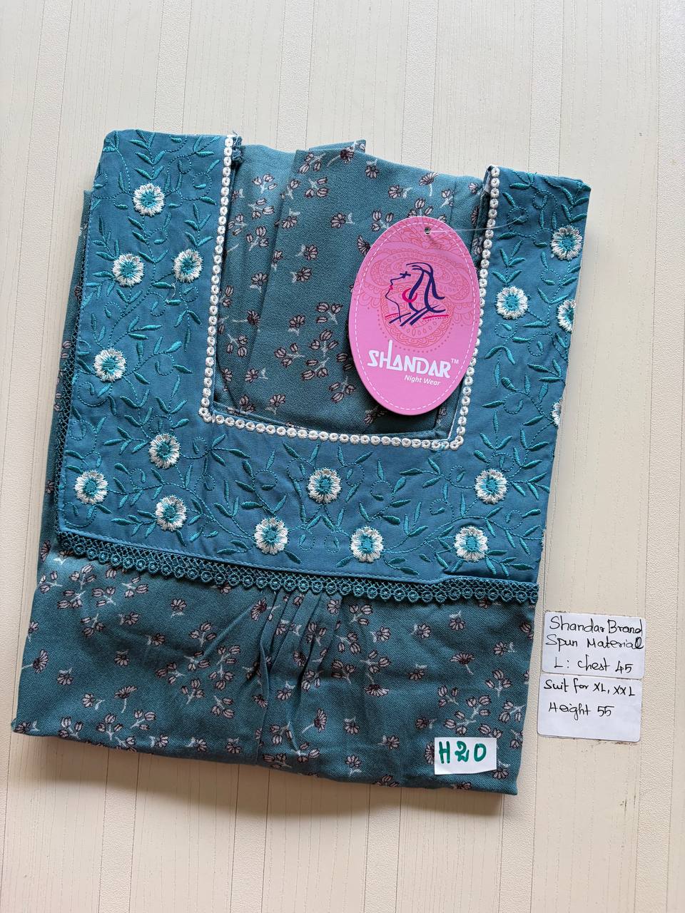 bss 332 Shandar Spun nighty