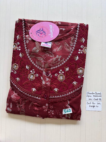 Dss 330 Shandar Spun nighty