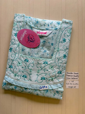 BS339 Shandar Spun nighty