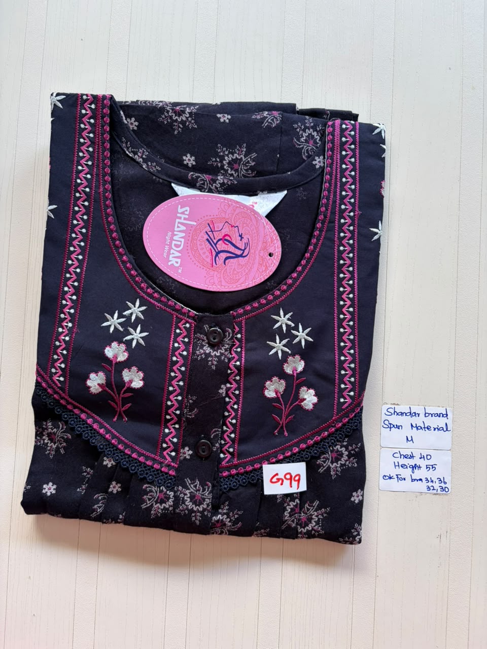 ASS 530 Shandar Spun nighty
