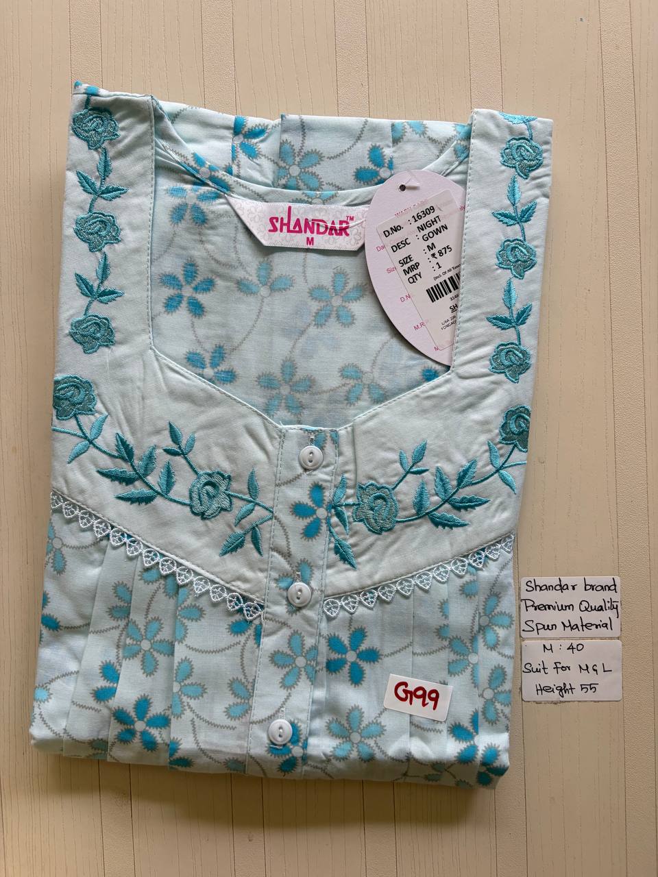 ASS038 Shandar Spun nighty