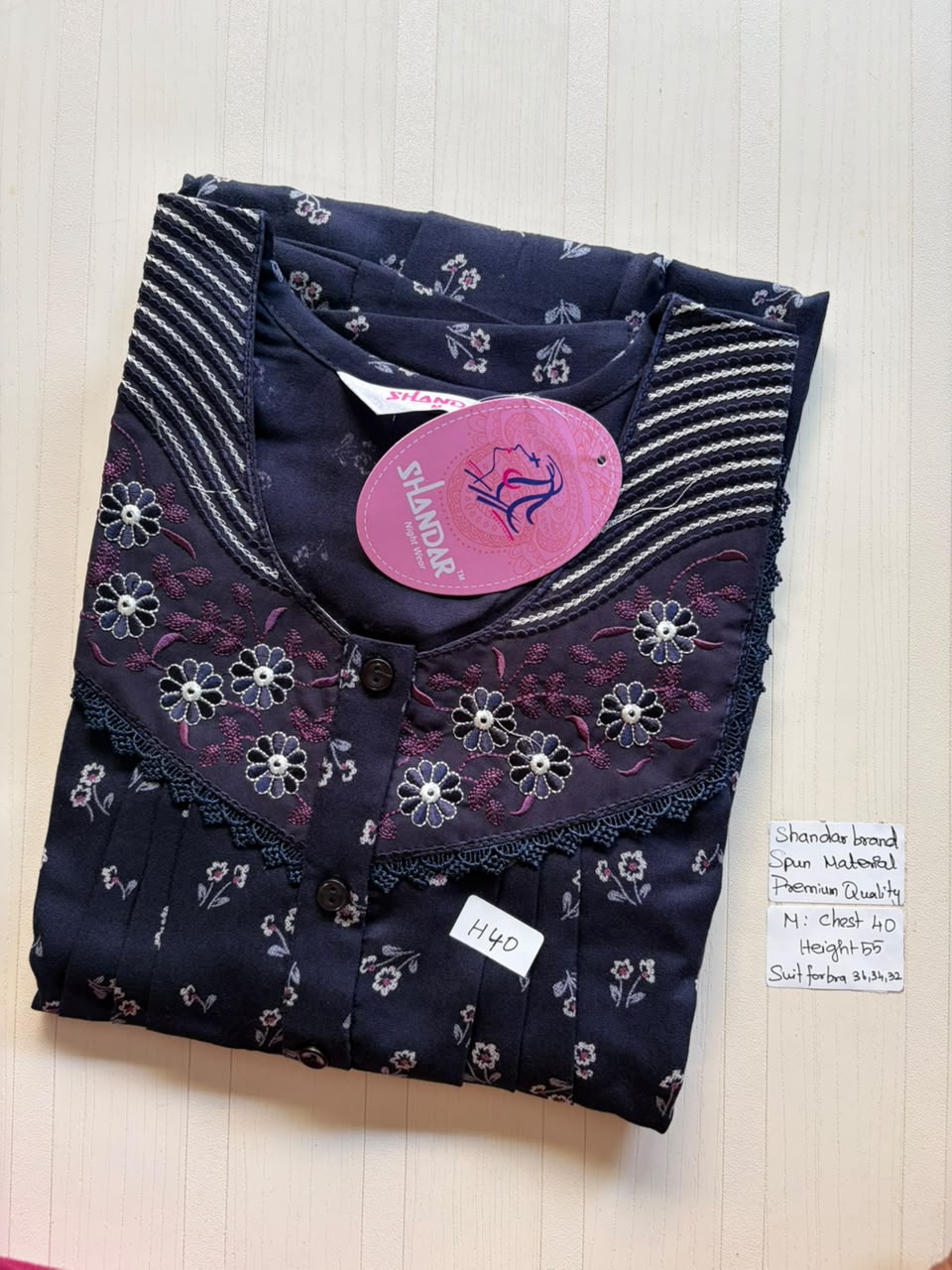 ASS 352 Shandar Spun nighty