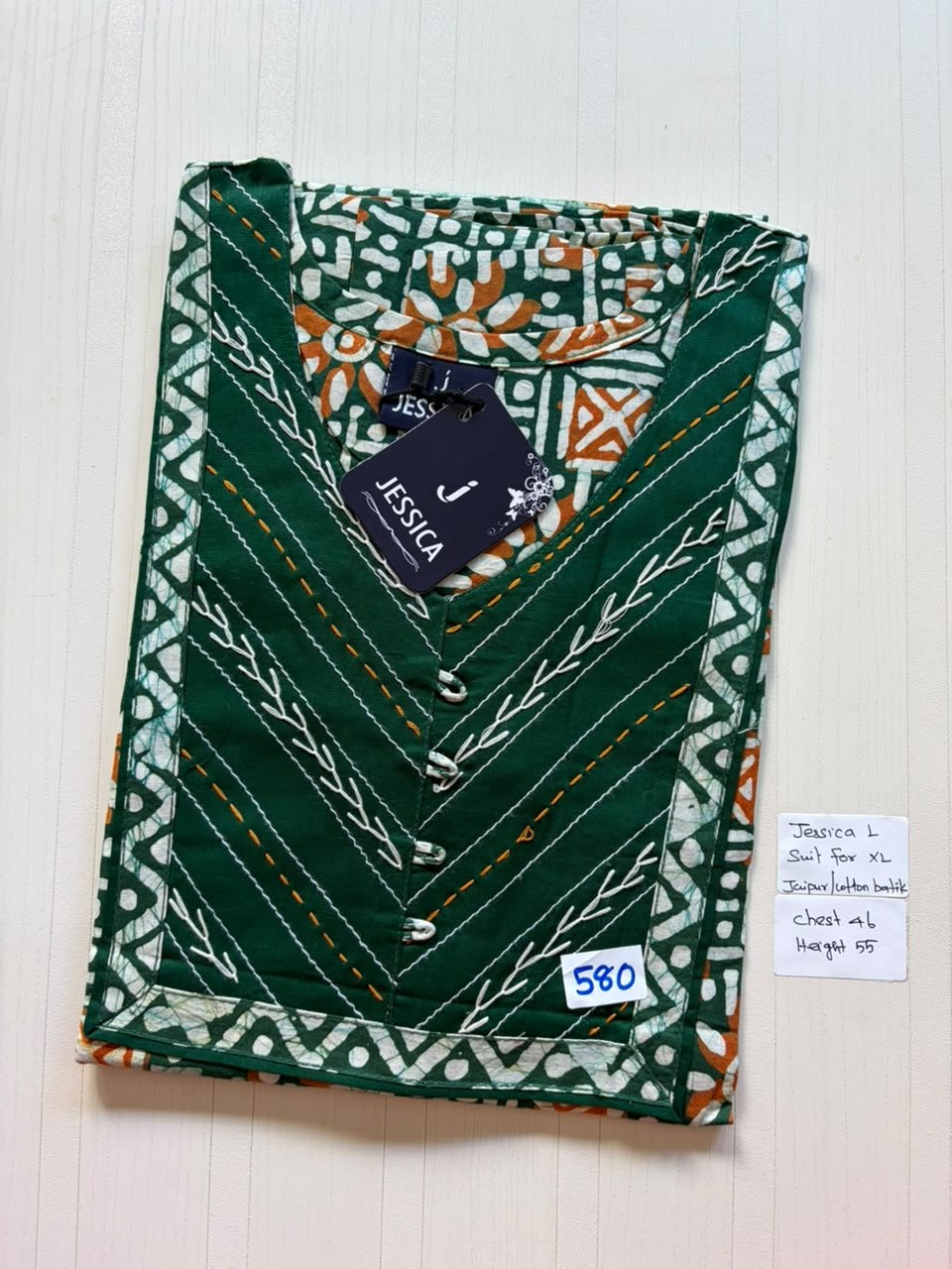 BJS 1075 Jessica VV AL Batik Nighty JC 550