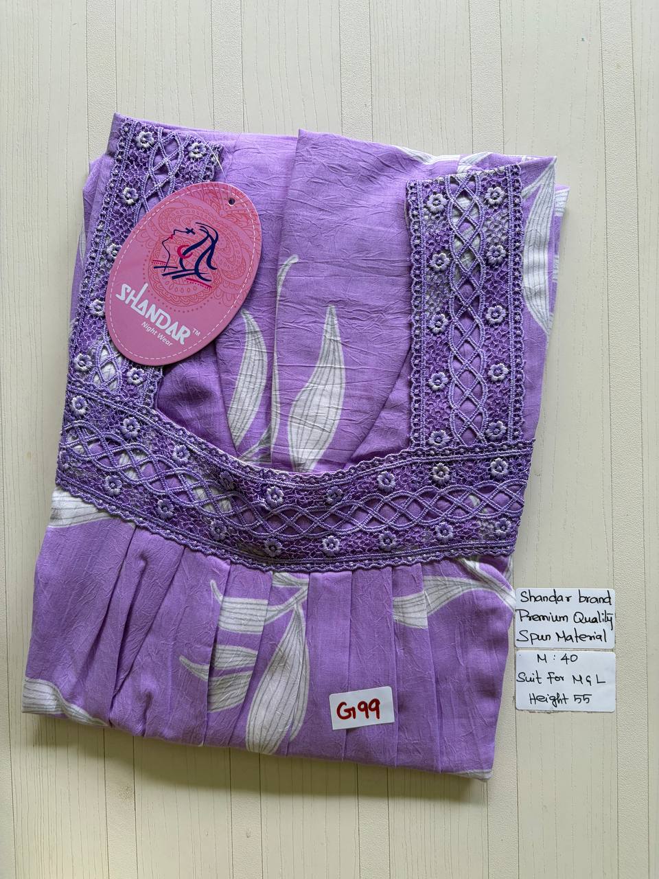 ASS067 Shandar Spun nighty