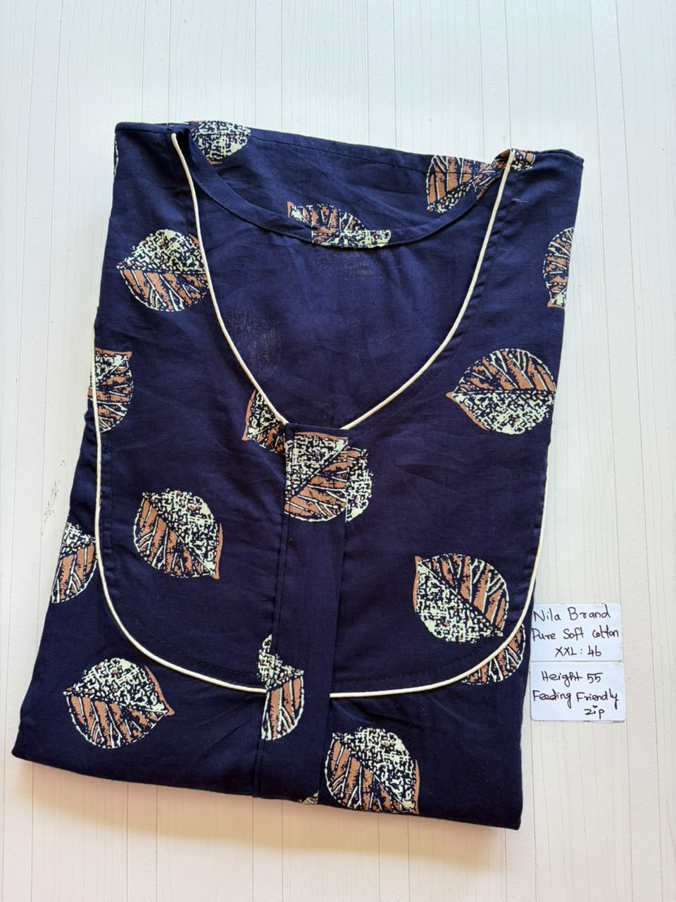 NP 135 Nila Brand Zip Nighty DPS