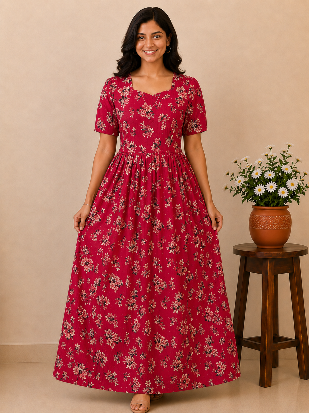 MFS 354 Peacock Height Maxi Frock YY1 YY2