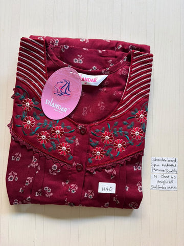ASS 353 Shandar Spun nighty