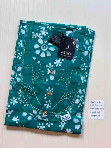 BJS 1074 Jessica VV AL Batik Nighty JC 550
