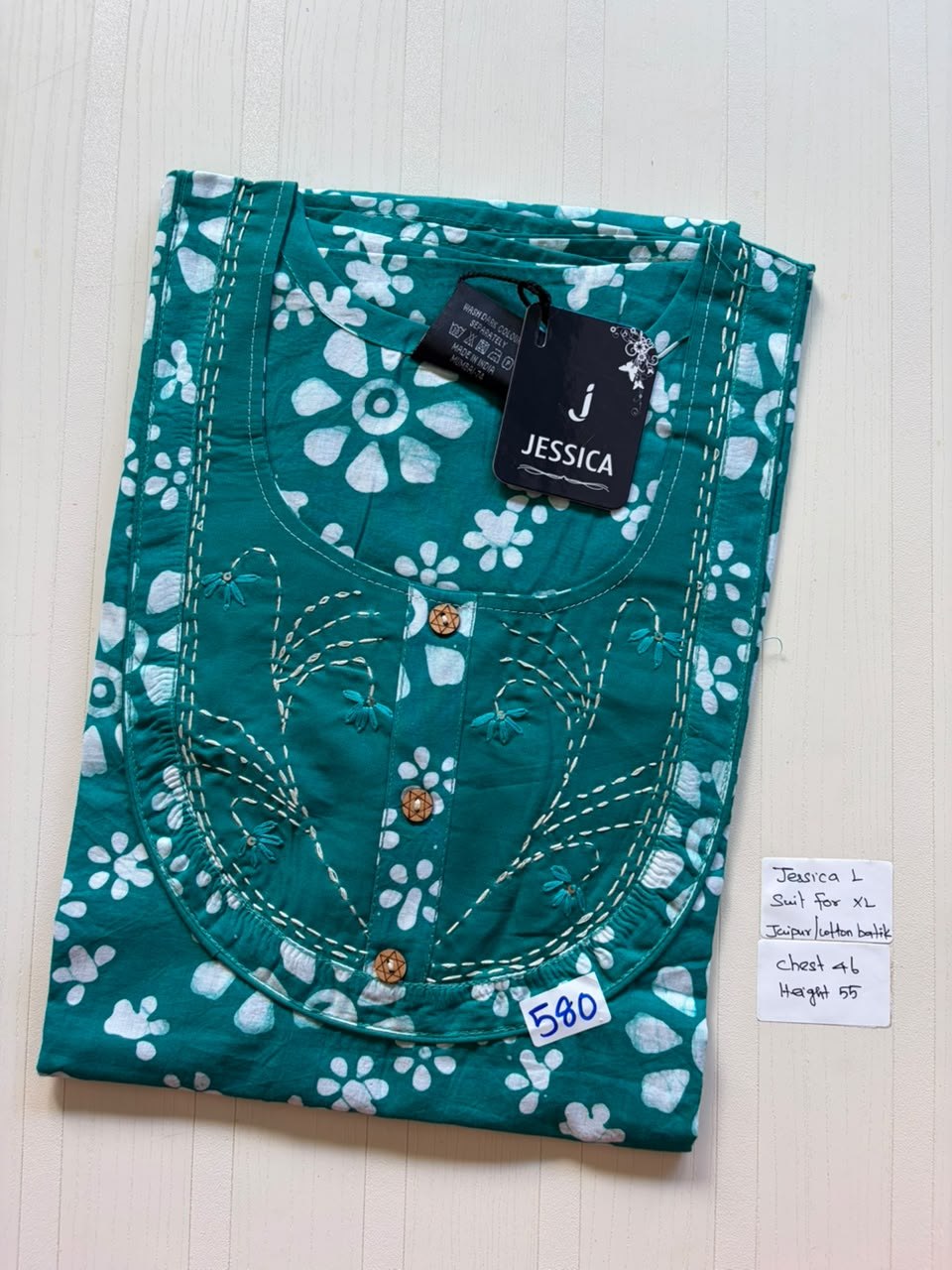 BJS 1074 Jessica VV AL Batik Nighty JC 550