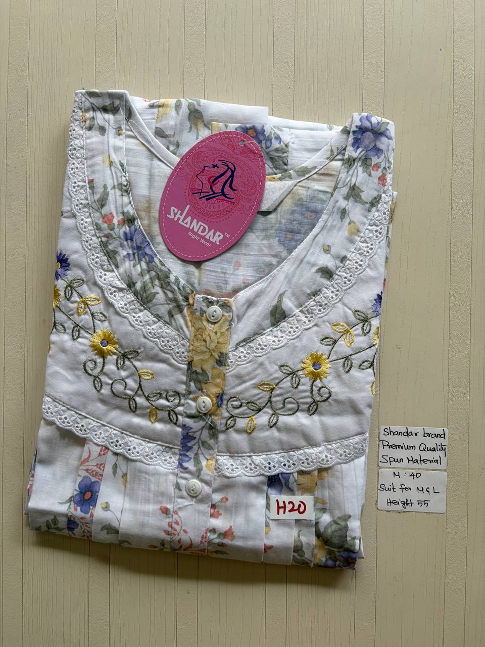 ASS177 Shandar Spun nighty