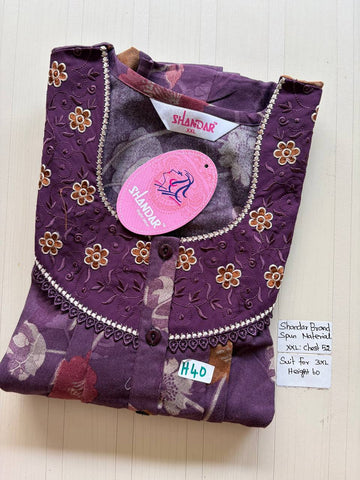 Dss 361 Shandar Spun nighty