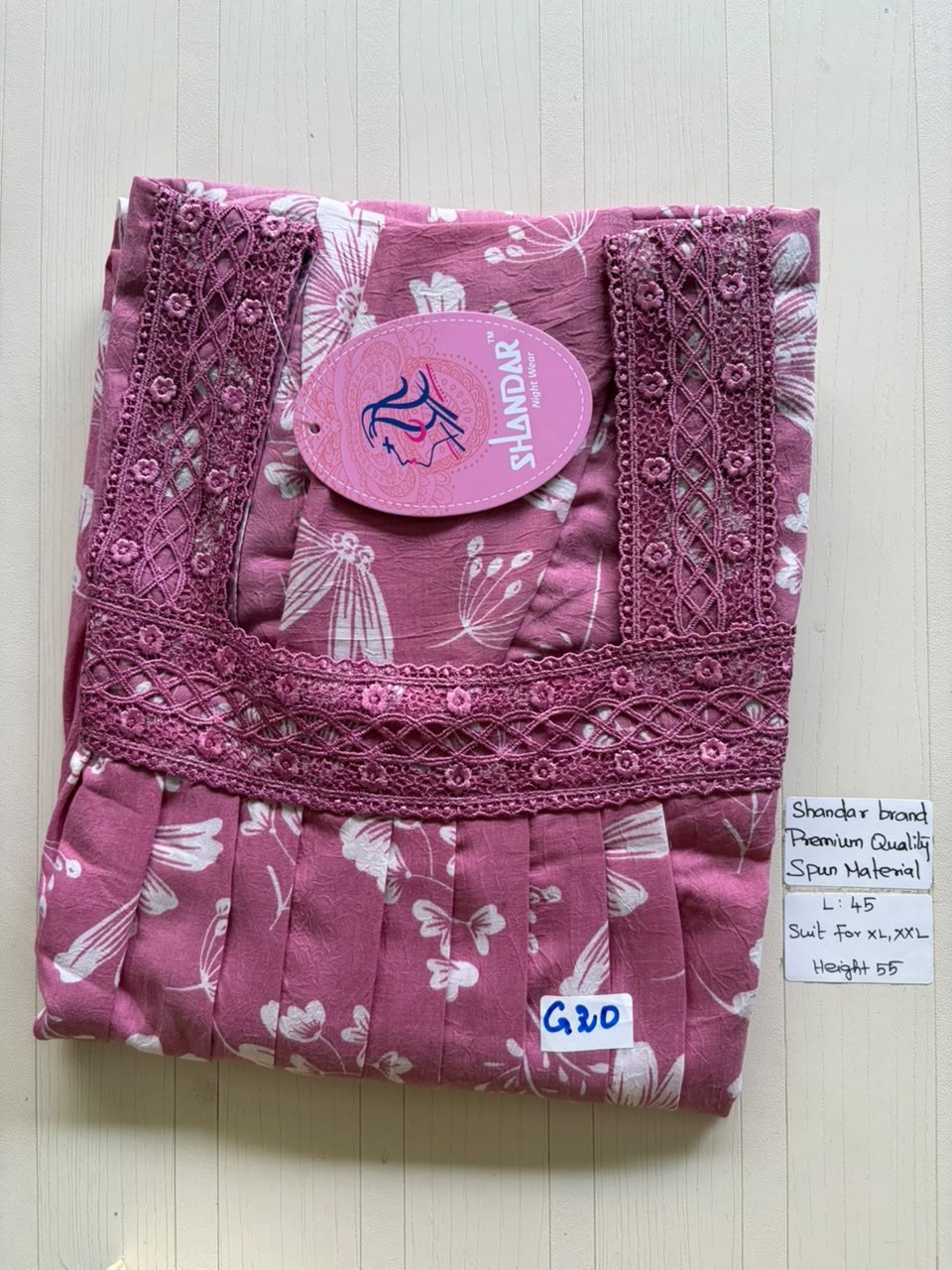 BS467 Shandar Spun nighty