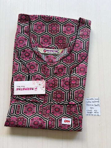 DNS 034 Height Narmatha Pleats Zip Nighty