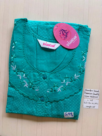 BS315 Shandar Spun nighty